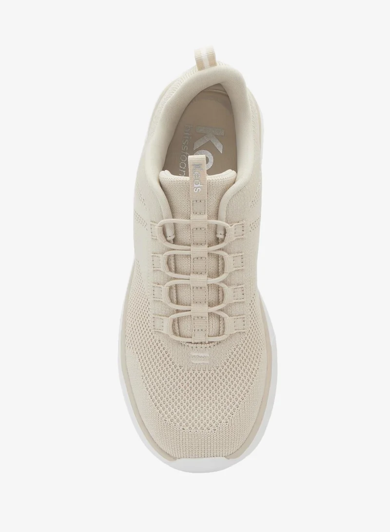 Keds Snow White/Oatmeal Keds Women's BlissWalk Slip On Athletic Sneaker White for Women | Best Price UAE